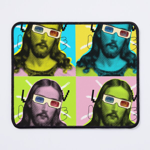 Item preview, Funny Jesus 3D Glasses T-Shirt | Meme Christian Humor Tee | Retro Religious Graphic Shirt designed and sold by MugSIn.