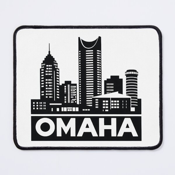 Item preview, Omaha City Skyline Silhouette Clipart designed and sold by Alexzel.