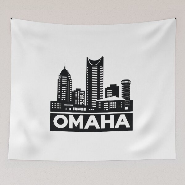 Item preview, Omaha City Skyline Silhouette Clipart designed and sold by Alexzel.