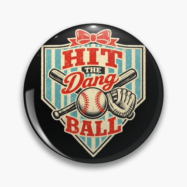 Item preview, Hit The Dang Ball , Funny Baseball Lover Shirt Design, Retro Baseball Graphic, Youth Baseball Dad Fan, Game Day designed and sold by faridman.