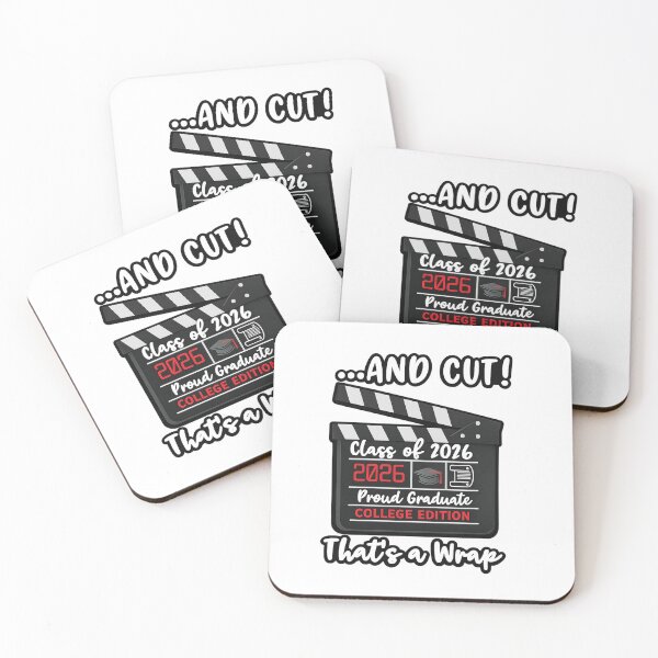 Item preview, And Cut! Class of 2026 College Graduation Film Slate Design designed and sold by jglobal360.