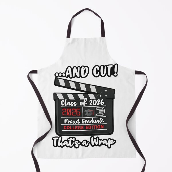 Item preview, And Cut! Class of 2026 College Graduation Film Slate Design designed and sold by jglobal360.