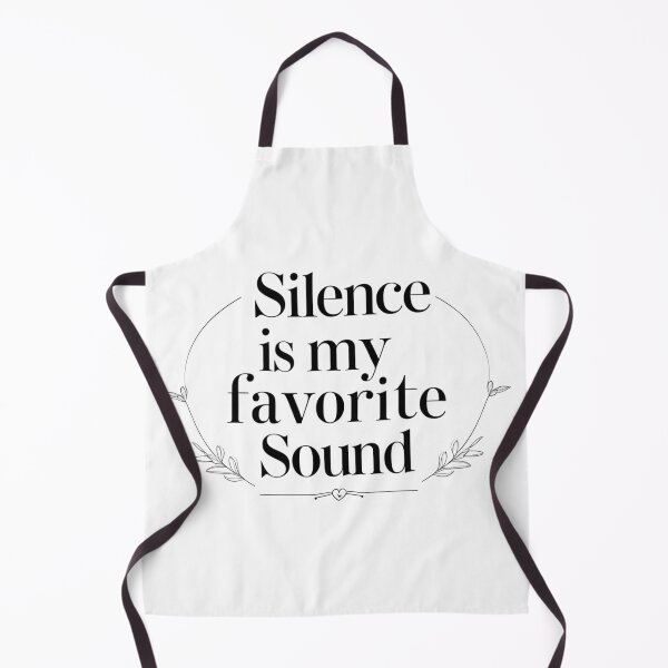 Item preview, Silence Is My Favorite Sound – Aesthetic Introvert Tee designed and sold by ElsterCreative.