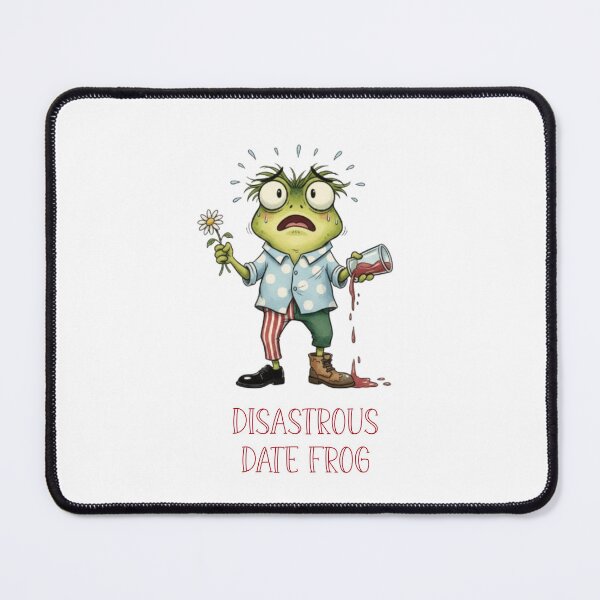 Item preview, Disastrous Date Frog – Romantic but Socially Broken designed and sold by Dinaelsherkawy.