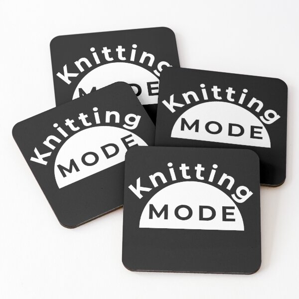 Item preview, Knitting Mode - Funny Knitting Mode Design designed and sold by SipAndStitchCo.