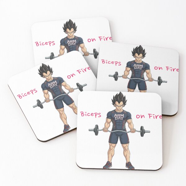 Item preview, Biceps On Fire – Arm Day Gym Motivation Anime Style ft designed and sold by Inner Flame Studio.