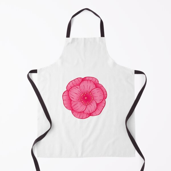 Item preview, wild pink rose flower designed and sold by Feral Lines Studio .