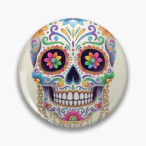 Item preview, Cosmic Sugar Skull of Eternal Bloom designed and sold by Ecosetereos.
