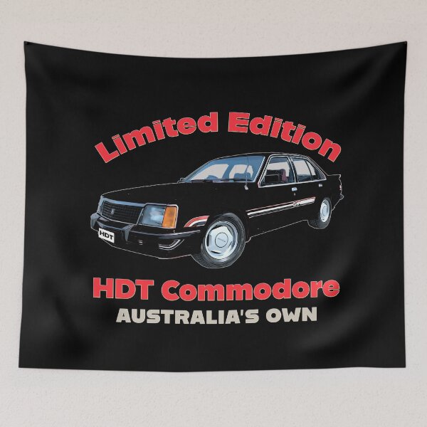 Item preview, Black HDT Commodore Limited Edition Classic Australian Muscle Car Artwork designed and sold by Michael van der Hoorn.
