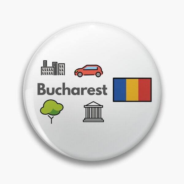 Item preview, Bucharest Romania Travel – Architecture, City Life & Culture Emoji designed and sold by iccdesignsshop.