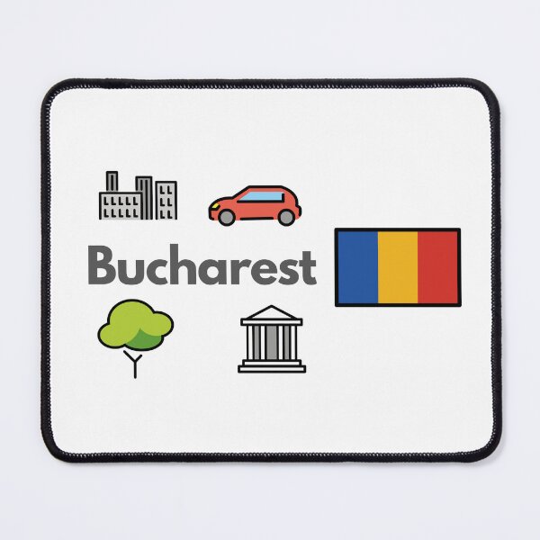 Item preview, Bucharest Romania Travel – Architecture, City Life & Culture Emoji designed and sold by iccdesignsshop.
