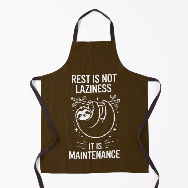 Item preview, Rest Is Not Laziness It Is Maintenance – Minimalist Sloth Quote Design, Self Care Motivation, Mental Health Reminder, Cute Sloth Aesthetic designed and sold by Gadget80.