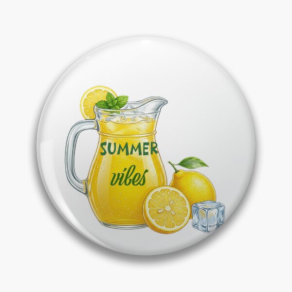 Item preview, ​Refreshing Lemonade Pitcher Illustration - "Summer Vibes" designed and sold by Creatby7030.