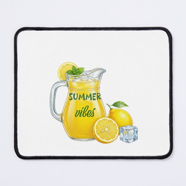 Item preview, ​Refreshing Lemonade Pitcher Illustration - "Summer Vibes" designed and sold by Creatby7030.