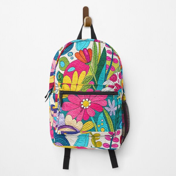 Item preview, Retro 1960's Hippie Psychedelic Colorful Flowers Designs Art designed and sold by DEC02.