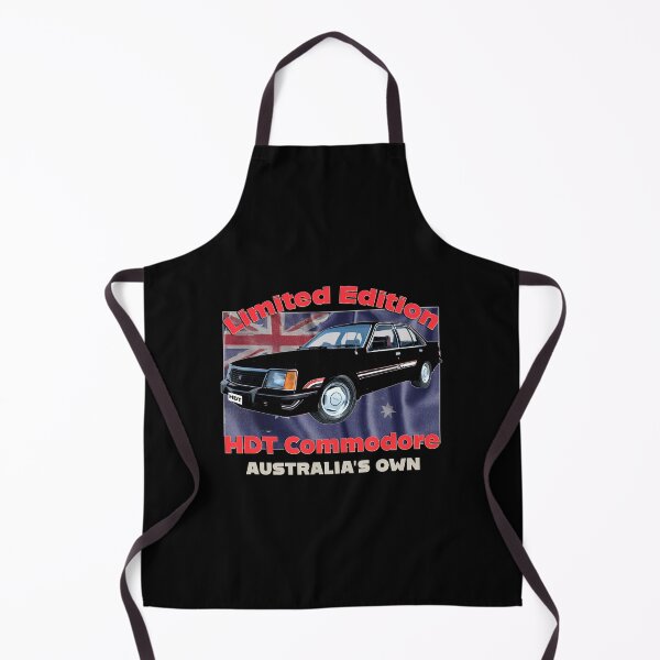 Item preview, HDT Commodore Black Limited Edition Australian Classic Car Artwork Holden Commodore HDT Aussie Muscle Car Illustration Vintage Australian Cars Flag Background Car Lover Gift Fathers Day Christmas Gift designed and sold by Michael van der Hoorn.