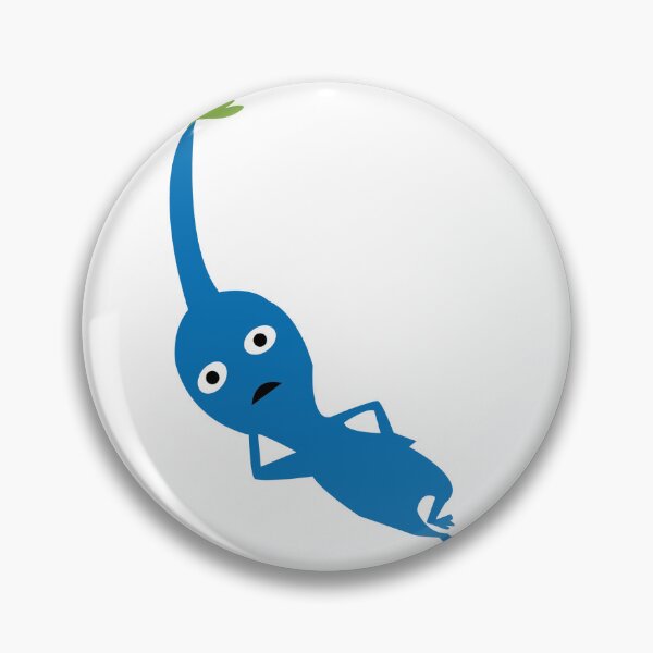 Item preview, Digital drawing of a small blue botanical creature designed and sold by Doodle.niu.