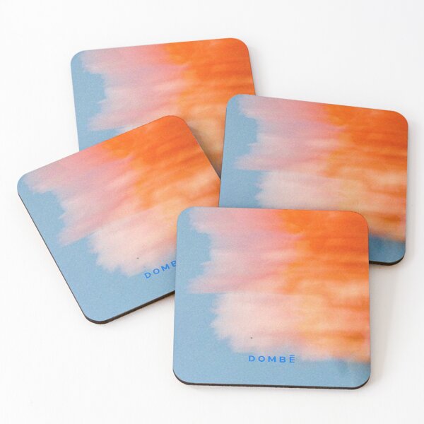 Item preview, Abstract Floral Dance in Orange and Blue designed and sold by dombestudio.