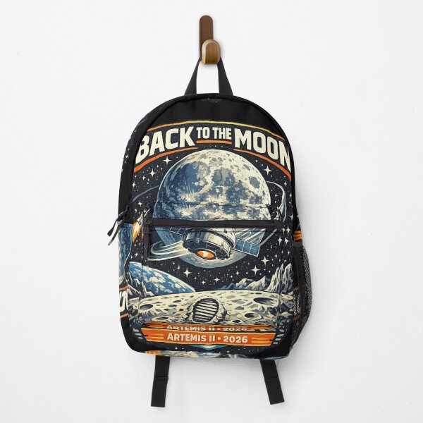 Item preview, Back to the Moon Retro Space Design designed and sold by rocknrollstyles.