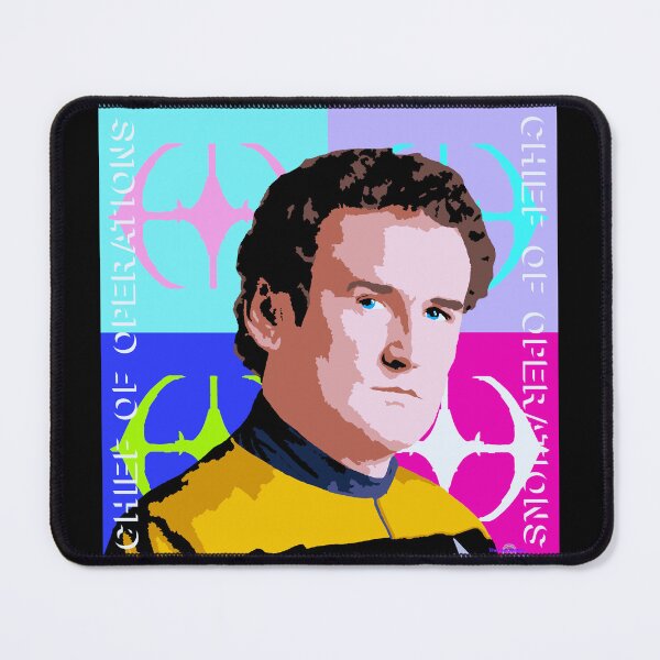 Item preview, Chief DS9 Pop art quad designed and sold by Lost Waters of Enceladus.