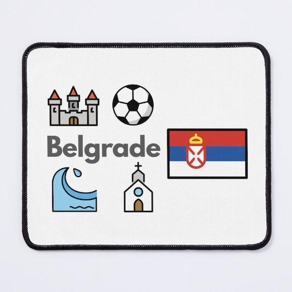 Item preview, Belgrade Serbia Travel – River, Nightlife & Culture Emoji Design designed and sold by iccdesignsshop.