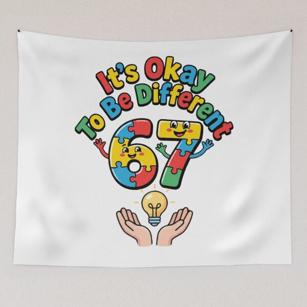 Item preview, uplifting autism hand meme awareness kid design designed and sold by ArtDesignTp.