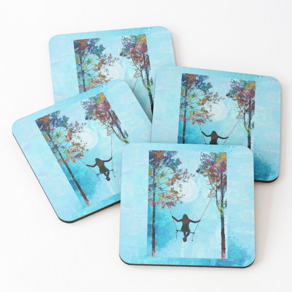 Item preview, Freedom Inspirational Colorful Landscape Moon Art For Women designed and sold by Sharon Cummings Art.