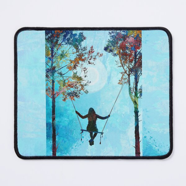 Item preview, Freedom Inspirational Colorful Landscape Moon Art For Women designed and sold by Sharon Cummings Art.