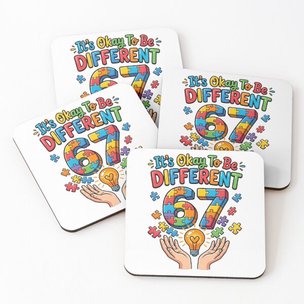 Item preview, okay to be different neurodiversity kid art designed and sold by ArtDesignTp.
