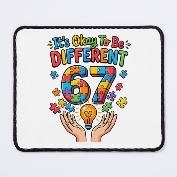 Item preview, okay to be different neurodiversity kid art designed and sold by ArtDesignTp.