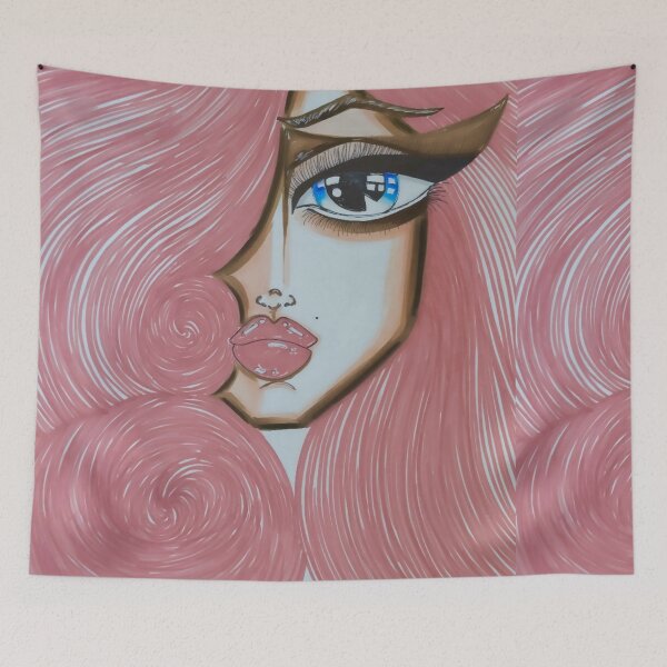 Item preview, Doll Heart ~Pink Feather Hair  designed and sold by Art By  FRANchessca.