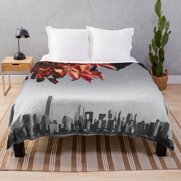 Item preview, Hojas Otoñales Frente a Skyline Urbano designed and sold by Arturo Daniel Garcia Palomo.
