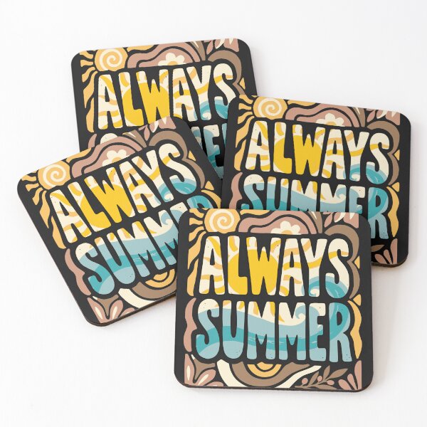 Item preview, Always Summer - Elegant Retro Boho Sun Typography designed and sold by SoulTreasures.