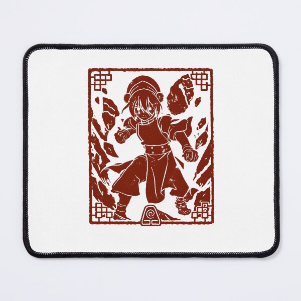 Item preview, ATLA |  Earth Bender  – Vintage Asian Stamp designed and sold by MoonhazeeCo.