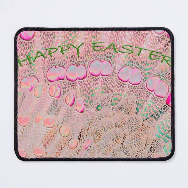 Item preview, Happy Easter text message with pink eggs designed and sold by MYTOPSHELF.