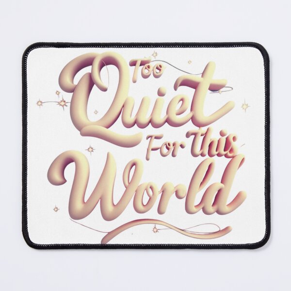 Item preview, Too Quiet for This World – Soft Introvert Shirt designed and sold by ElsterCreative.