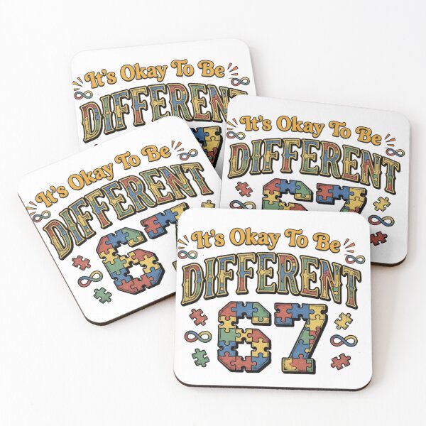 Item preview, its okay to be unique autism hand meme design designed and sold by ArtDesignTp.