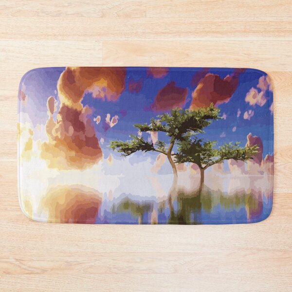 Item preview, Vibrant Sunset Landscape With Reflective Water designed and sold by Arturo Daniel Garcia Palomo.