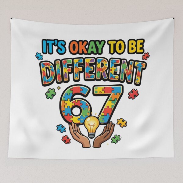 Item preview, proud autism kid different hand sign meme art designed and sold by ArtDesignTp.