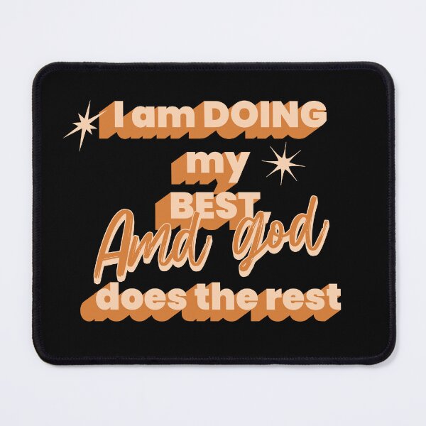 Item preview, I doing my best and god does the rest, Christian vintage quote  designed and sold by Lol&love.