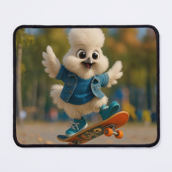 Item preview, Skater Silkie Chicken designed and sold by Sillytoe.
