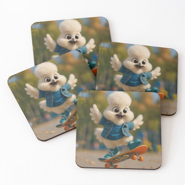 Item preview, Skater Silkie Chicken designed and sold by Sillytoe.