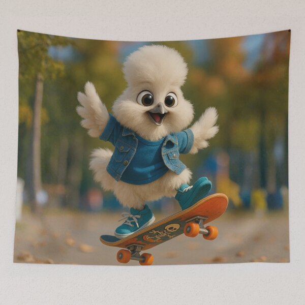Item preview, Skater Silkie Chicken designed and sold by Sillytoe.