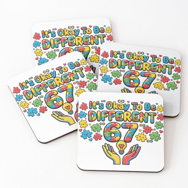 Item preview, okay to be different autism awareness kid art designed and sold by ArtDesignTp.