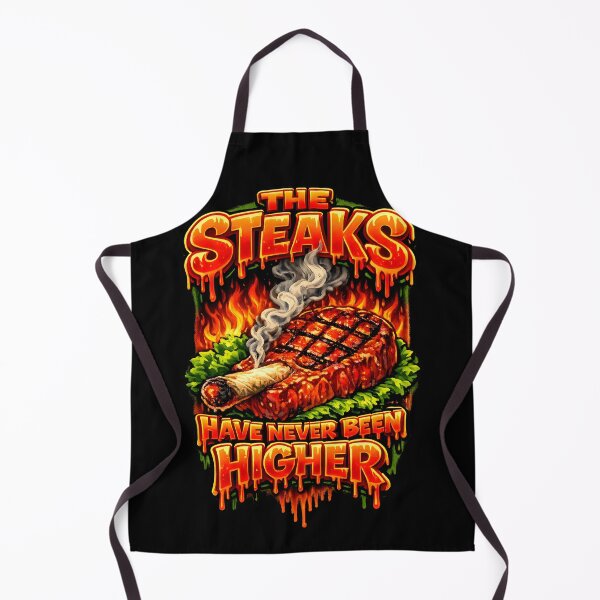Item preview, The Steaks Have Never Been Higher Funny Munchies Stoner T-Shirt | 420 Weed Meme designed and sold by WAUZ.