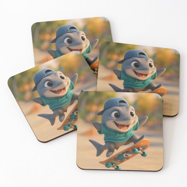 Item preview, Skater Silky Shark designed and sold by Sillytoe.
