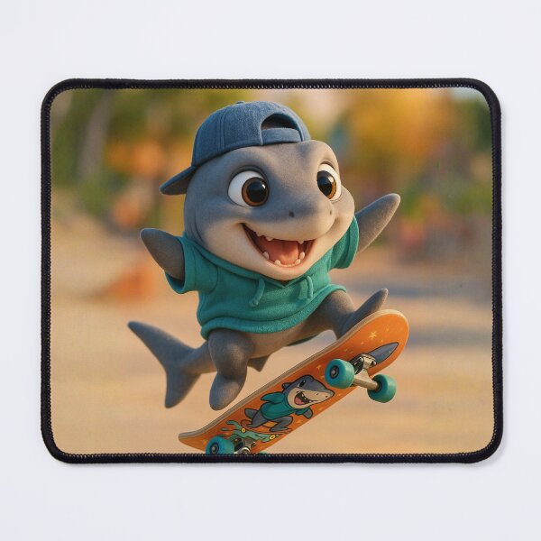 Item preview, Skater Silky Shark designed and sold by Sillytoe.