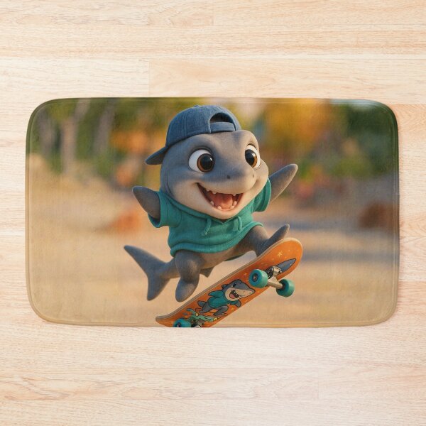 Item preview, Skater Silky Shark designed and sold by Sillytoe.