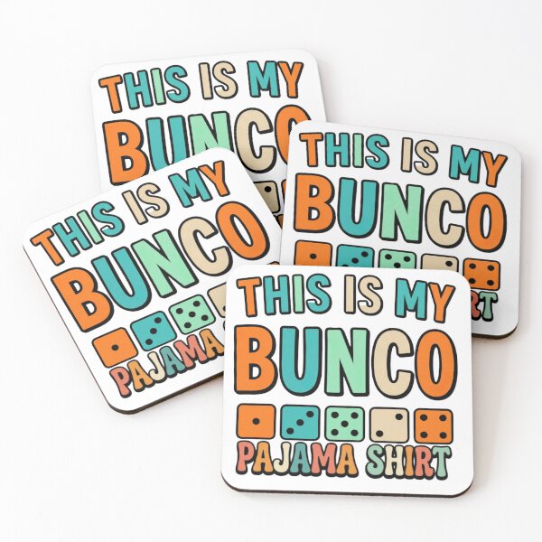 Item preview, pajama bunco mom family dice night retro art designed and sold by ArtDesignTp.