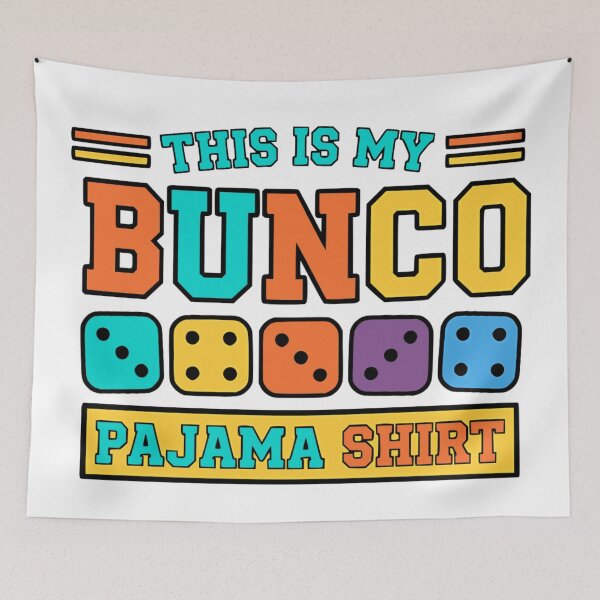 Item preview, cozy bunco dice party family mom night illustration designed and sold by ArtDesignTp.